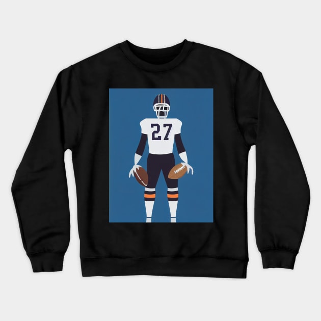 Football Player Hall T-Shirt Crewneck Sweatshirt by ComicsFactory